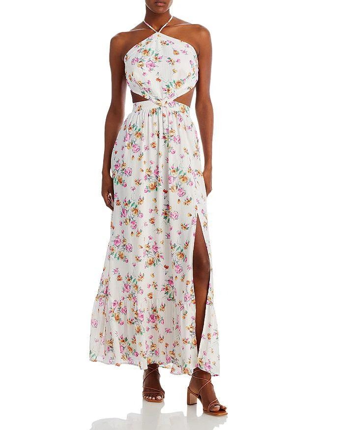 商品Wayf|Madelyn Halter Maxi Dress,价格¥437,第1张图片详细描述