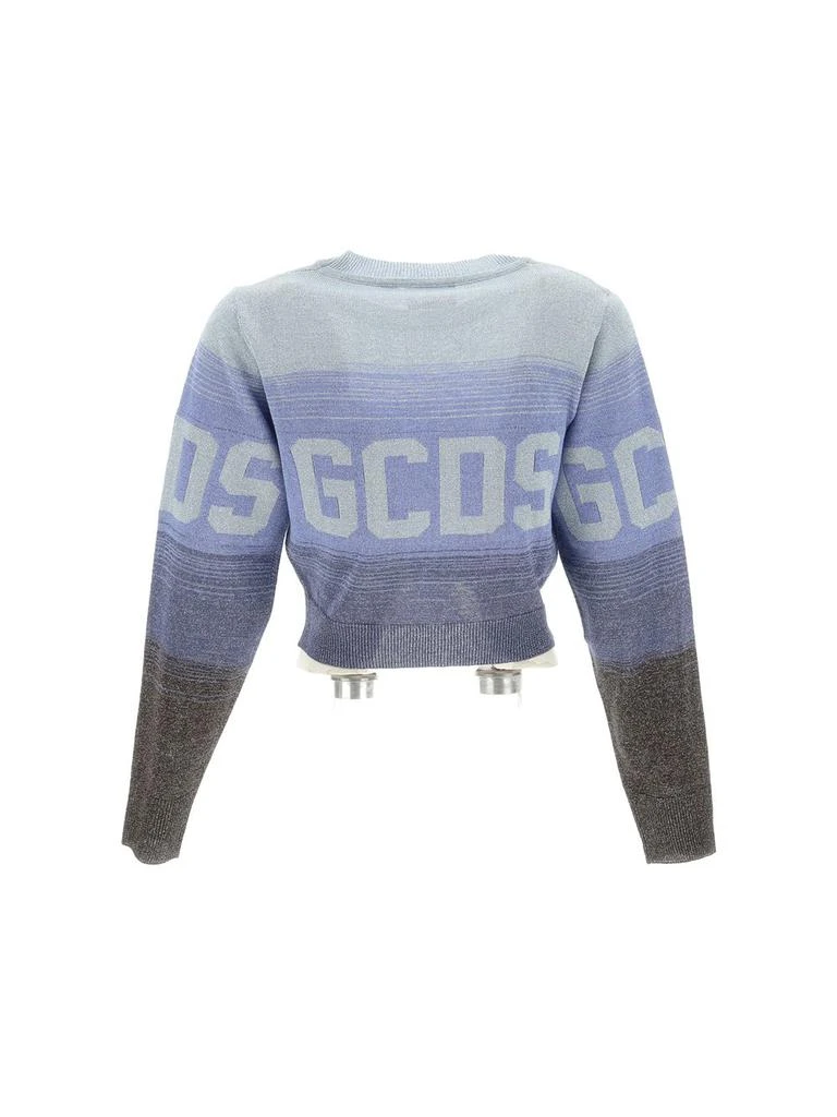 商品GCDS|GCDS Logo Intarsia-Knit Cropped Jumper,价格¥2195,第2张图片详细描述