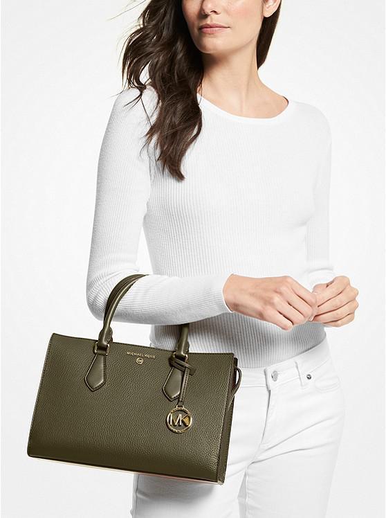 商品Michael Kors|Valerie Medium Pebbled Leather Satchel,价格¥1014,第5张图片详细描述