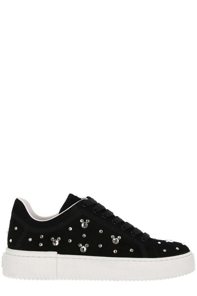 商品Stuart Weitzman|Stuart Weitzman Round Toe Lace-Up Sneakers,价格¥2067-¥2480,第1张图片