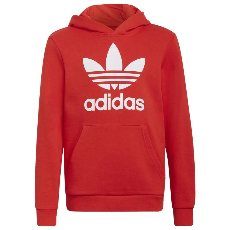 商品Adidas|adidas Originals Adicolor Trefoil Hoodie - Boys' Grade School,价格¥337,第1张图片