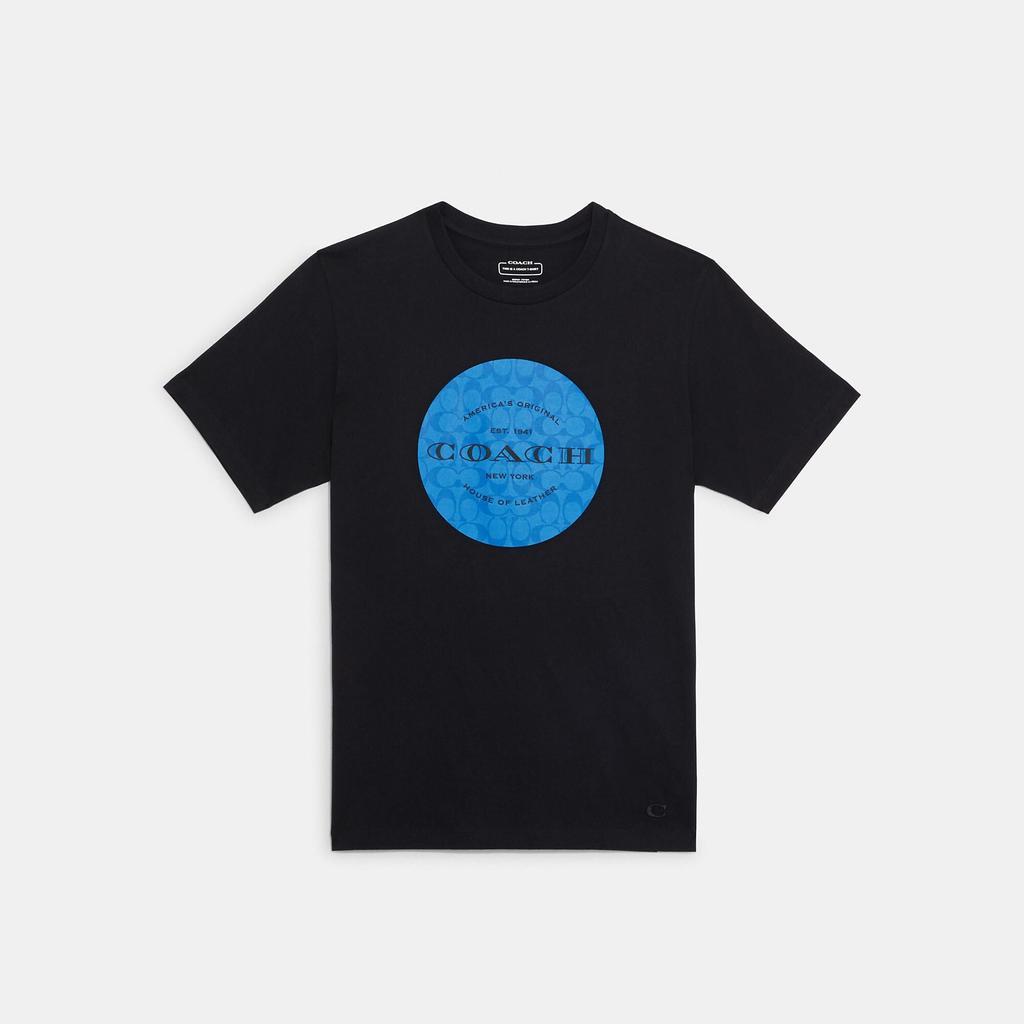 商品Coach|Coach Outlet Signature T Shirt,价格¥732,第1张图片