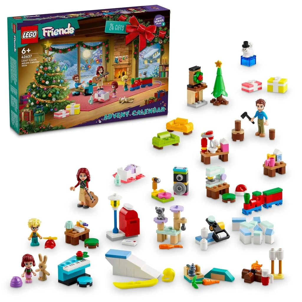 商品LEGO|LEGO Friends Advent Calendar 2024 Christmas Toy Set 42637,价格¥219,第3张图片详细描述