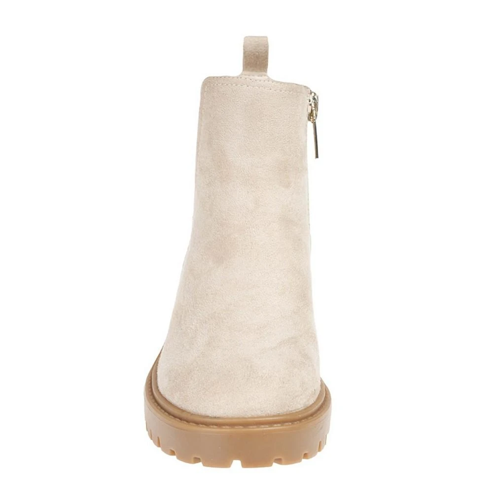 Little Girls Chelsea Casual Ankle Boots with Rhinestones and Flat Studs 商品