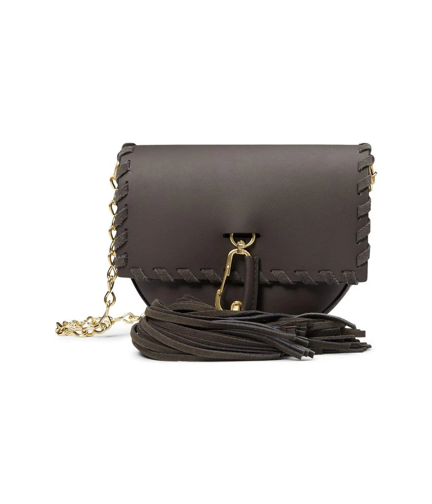 商品Zac Posen|Belay Mini Saddle Crossbody - Fringe,价格¥2112,第1张图片