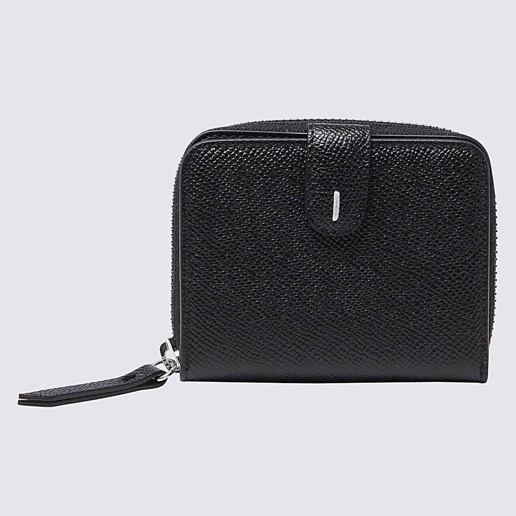 商品MAISON MARGIELA|MAISON MARGIELA BLACK LEATHER WALLET,价格¥2452,第1张图片