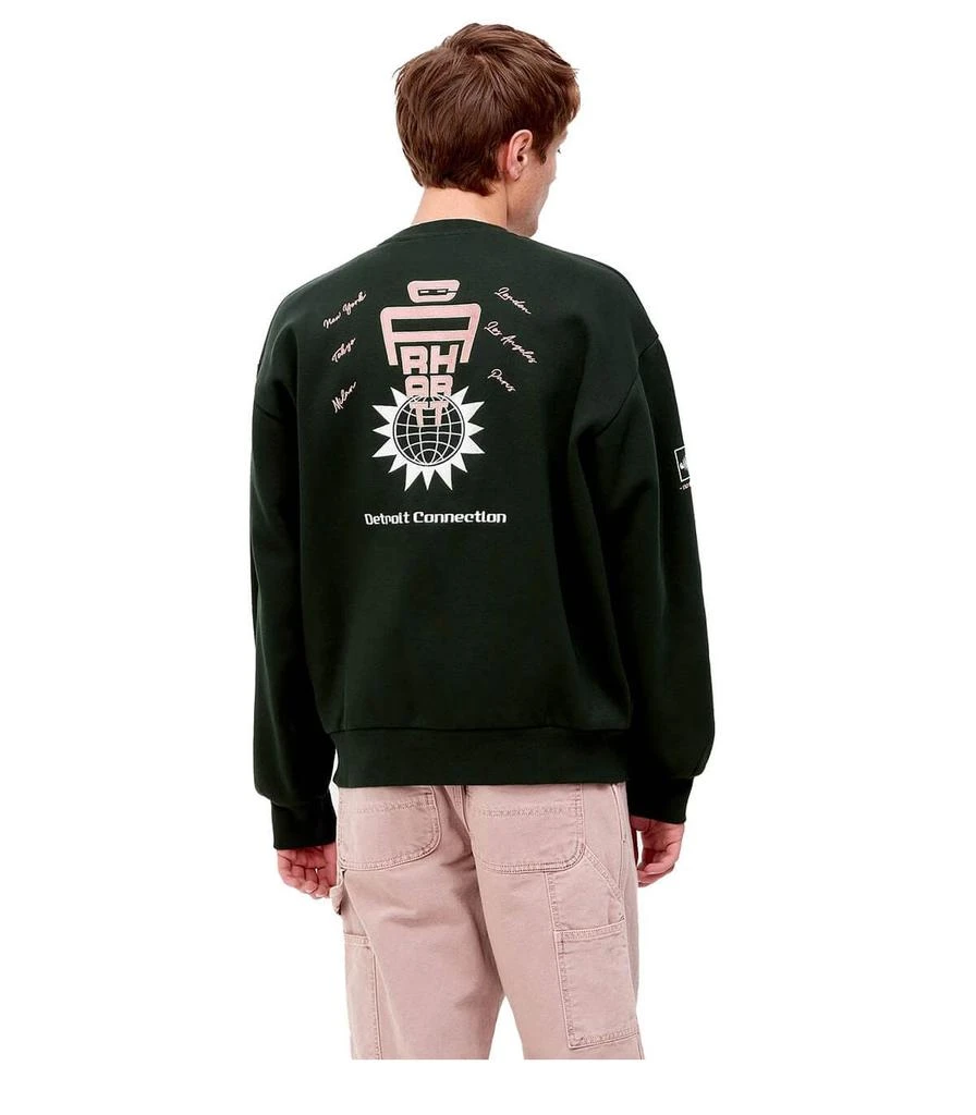 商品Carhartt|Carhartt Wip Connect Dark Green Sweatshirt,价格¥1247,第3张图片详细描述