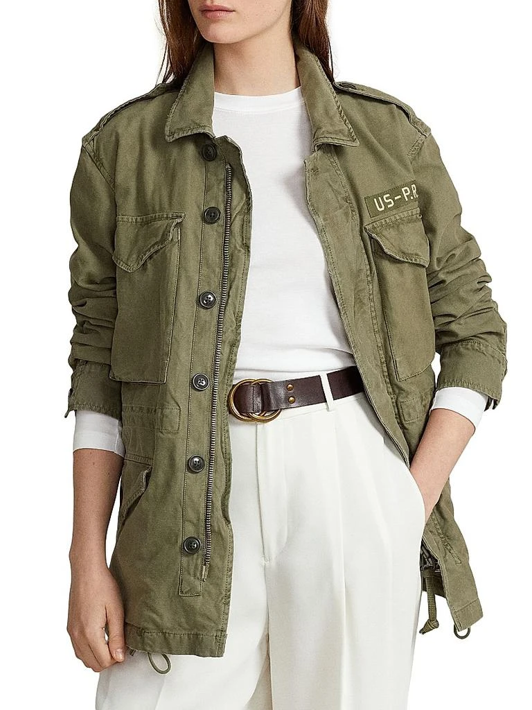商品Ralph Lauren|Cotton Twill Utility Jacket,价格¥2973,第4张图片详细描述