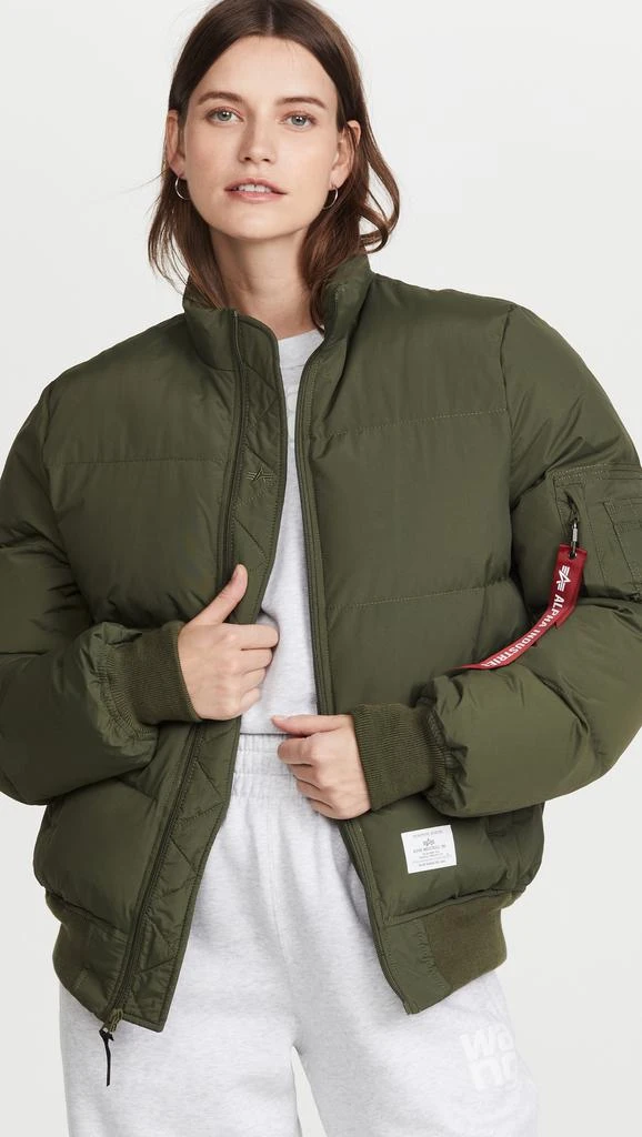 商品Alpha Industries|Alpha Industries Ma-1 绗缝飞行夹克,价格¥513,第1张图片