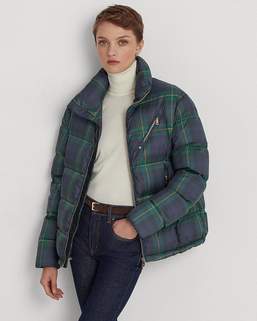 Plaid Puffer Coat商品第4张图片规格展示