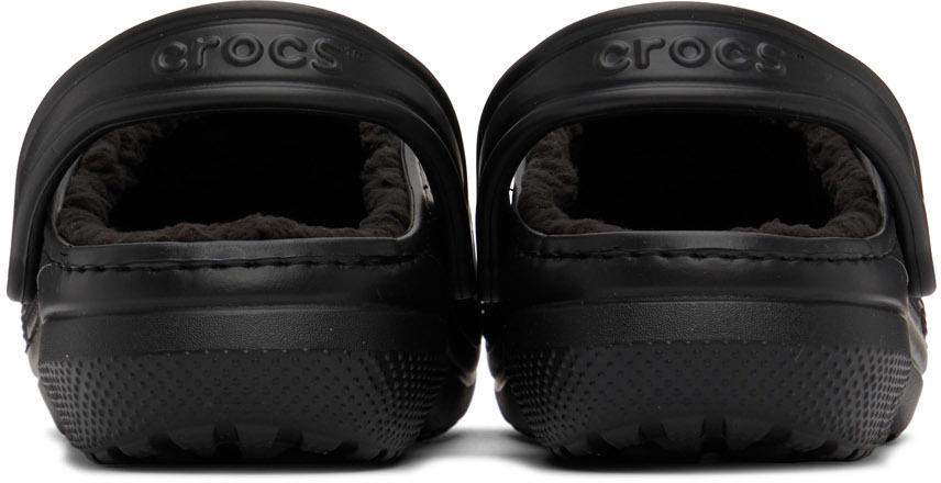 商品Crocs|Black Classic Lined Clogs,价格¥286,第4张图片详细描述