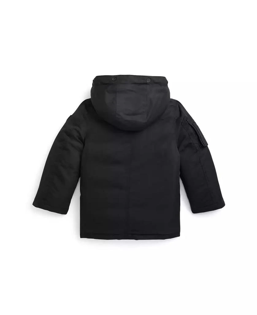 商品Ralph Lauren|Toddler and Little Boys Artificial-fur-Trim Down Parka Jacket,价格¥1368,第3张图片详细描述