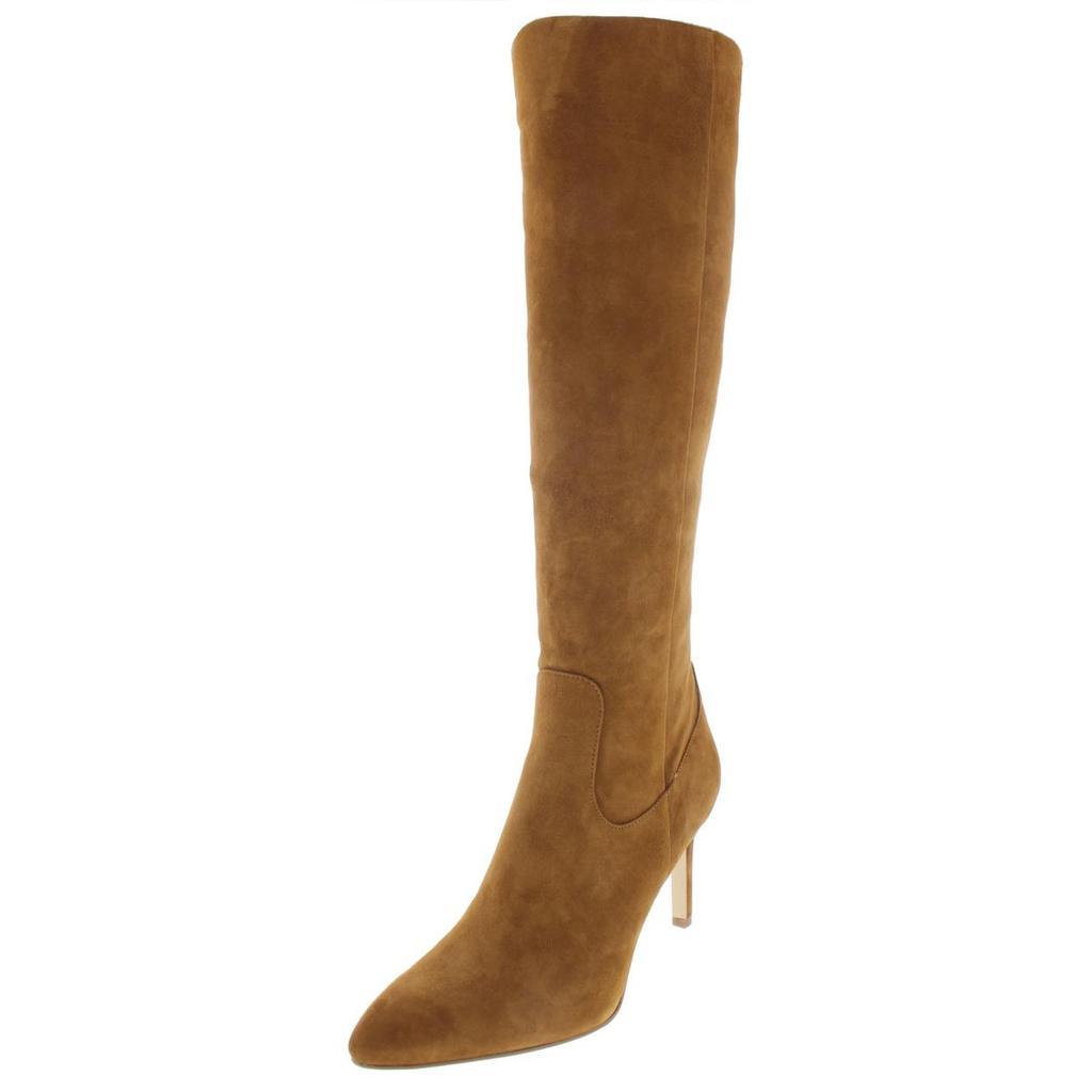 商品Sam Edelman|Sam Edelman Womens Olencia Leather Pointed Toe Knee-High Boots,价格¥968,第1张图片