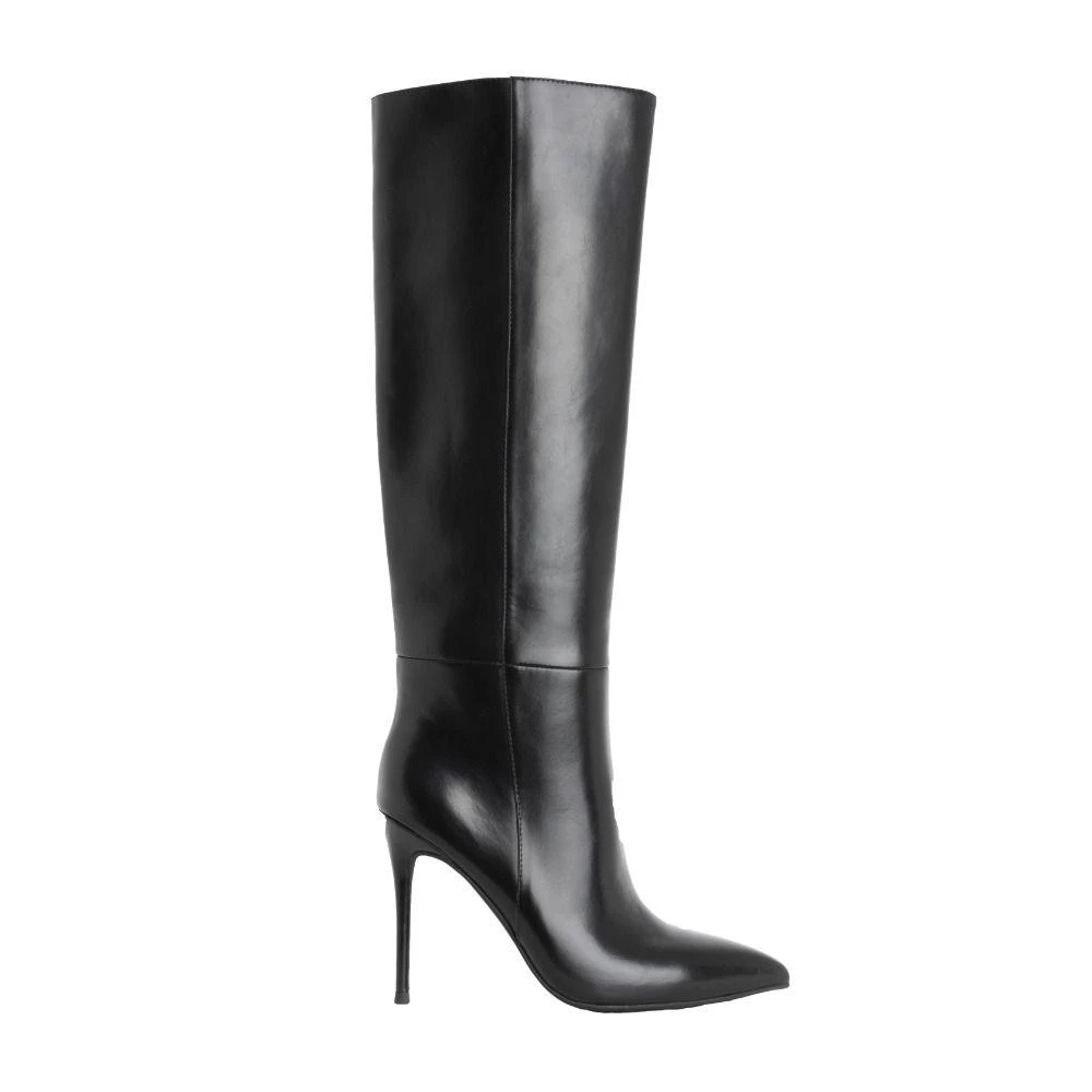 商品Jeffrey Campbell|Jeffrey Campbell Womens Black Leather Boots,价格¥2332,第1张图片