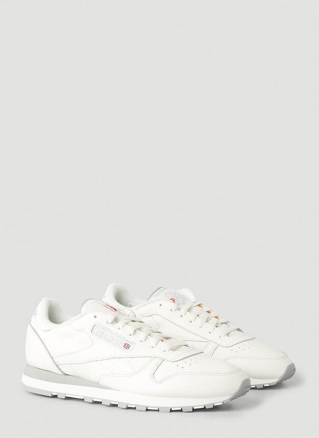 商品Reebok|Classic Leather 1983 Vintage Sneakers in White,价格¥412,第4张图片详细描述