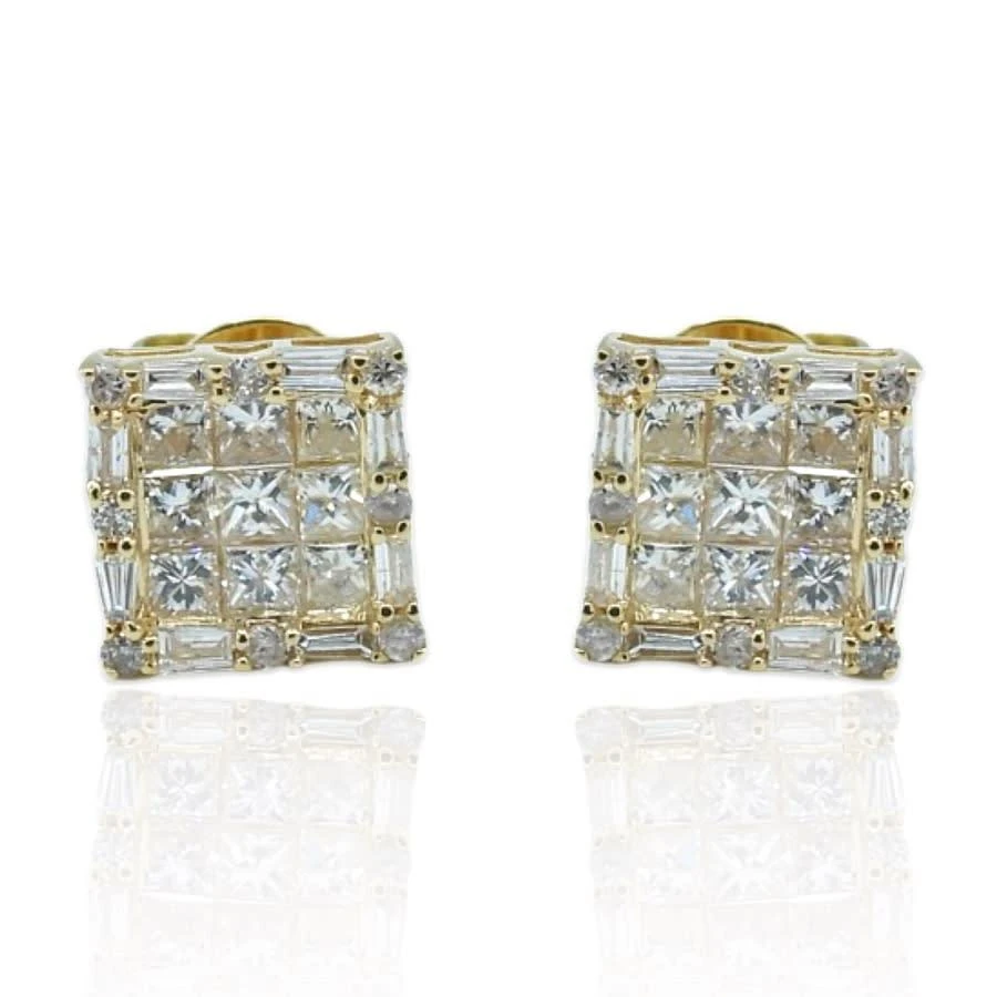 商品Tresorra|18K Yellow Gold Diamond Stud Earrings,价格¥7983,第1张图片