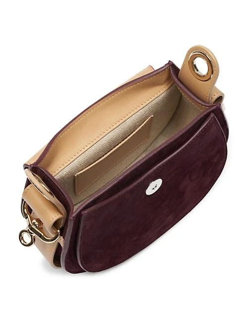 商品Chloé|Small Tess Suede Saddle Bag,价格¥4365,第3张图片详细描述
