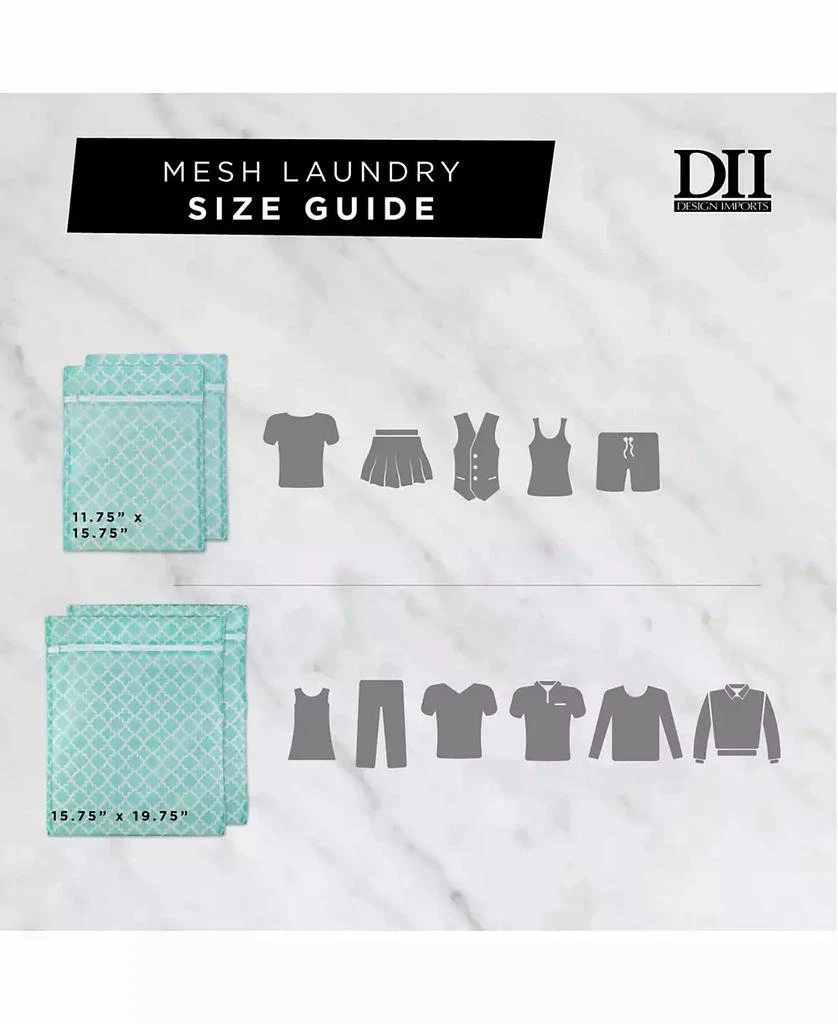 Lattice Set A Mesh Laundry Bag, Set of 6 商品