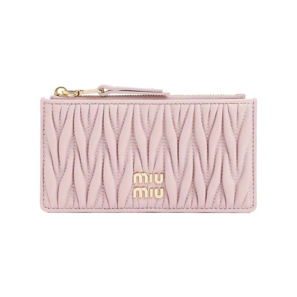 商品Miu Miu|MIU MIU  MATELASSÉ LEATHER POUCH SMALLLEATHERGOODS,价格¥2465,第1张图片