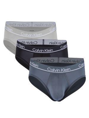 商品Calvin Klein|3-Pack Logo Hipster Briefs,价格¥162,第1张图片