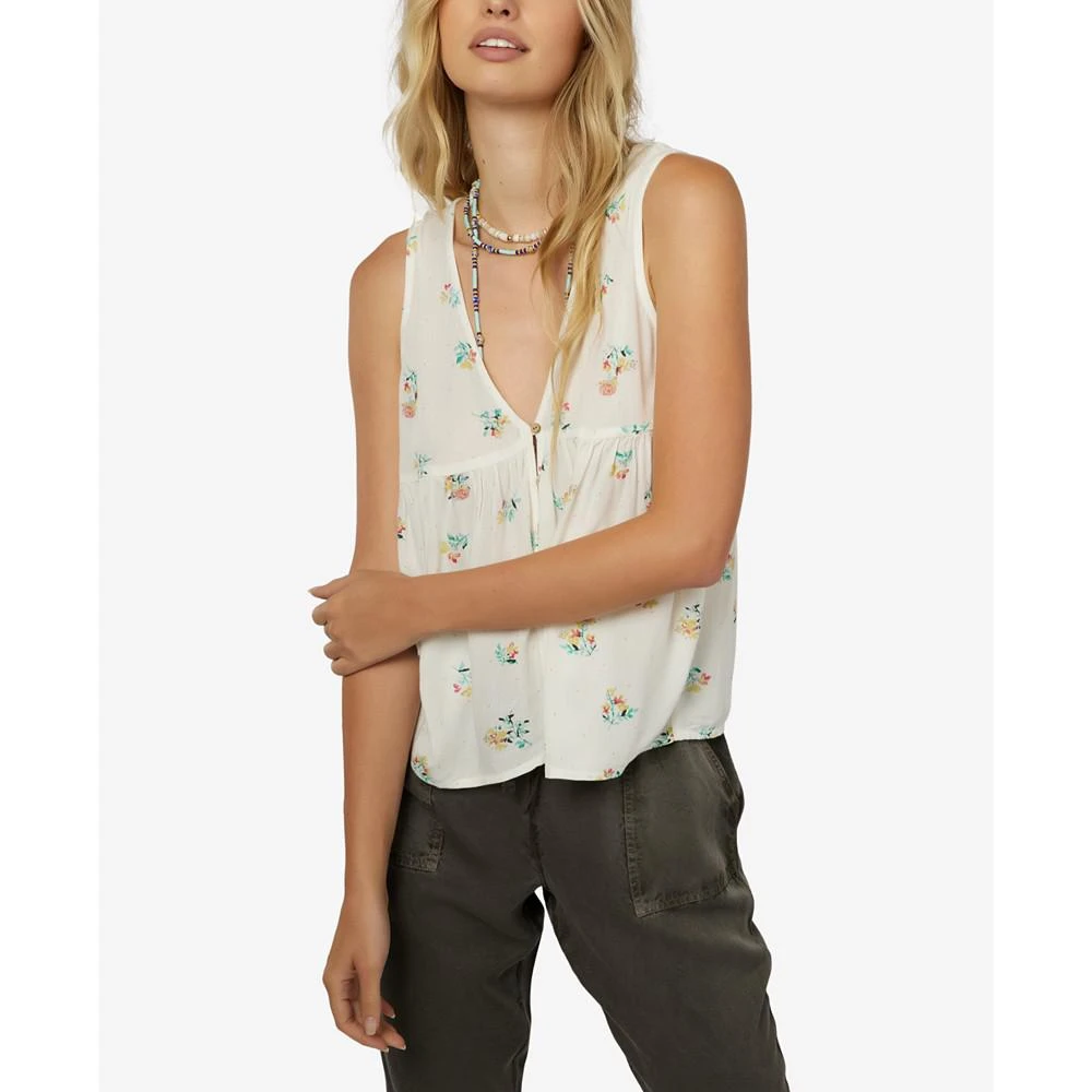 商品O'Neill|Juniors' Chrystie Floral-Print Tank Top,价格¥222,第1张图片