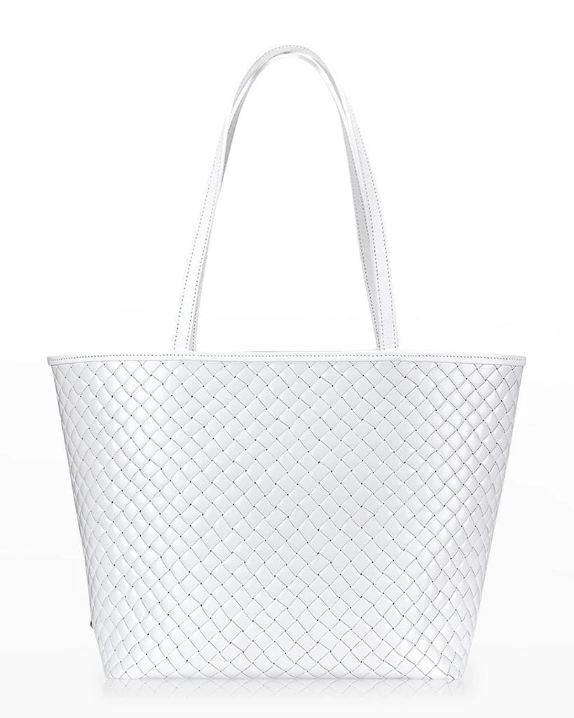 商品Gigi New York|Isla Woven Leather Tote Bag,价格¥3475,第1张图片