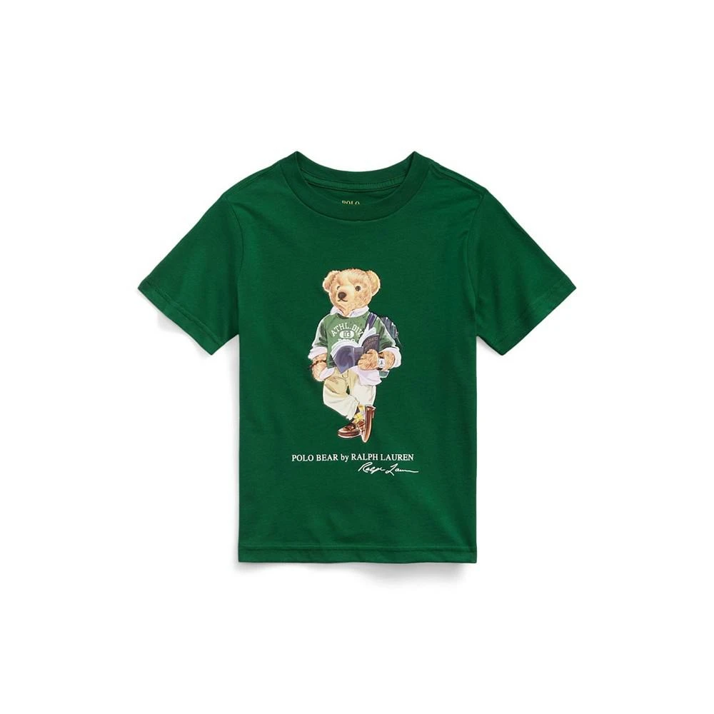 商品Ralph Lauren|Toddler Boys Polo Bear Cotton Jersey T-shirt,价格¥207,第1张图片