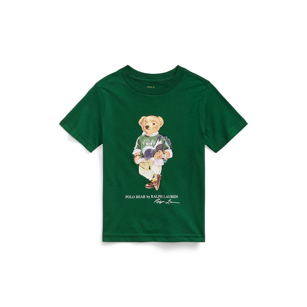 商品Ralph Lauren|Toddler Boys Polo Bear Cotton Jersey T-shirt,价格¥204,第1张图片