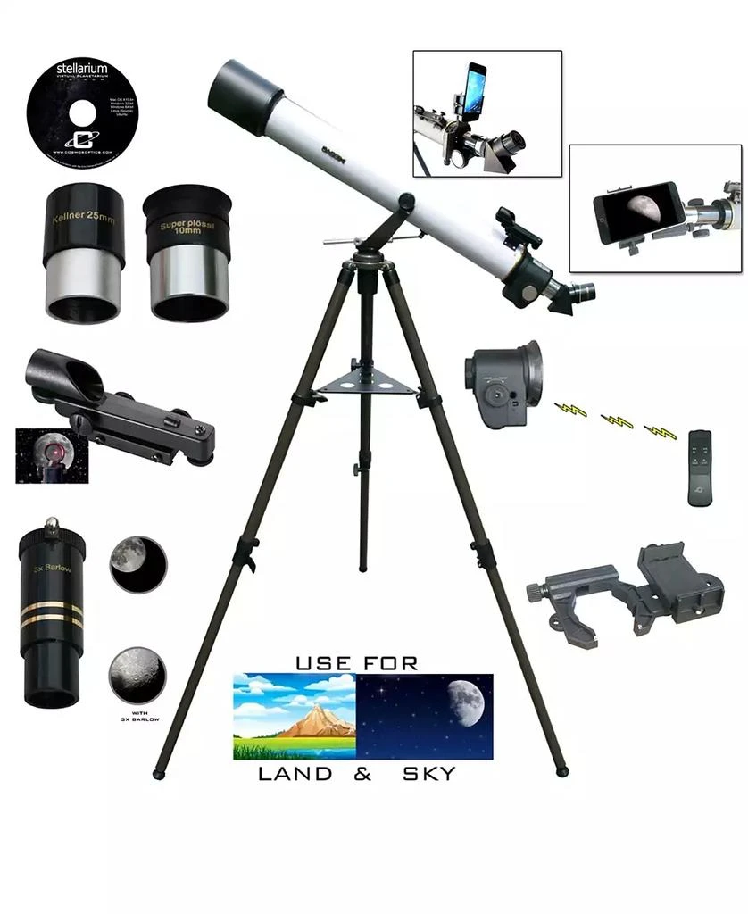 商品Cassini|800mm X 72mm Electronic Focus Telescope and Smartphone Adapter,价格¥3207,第1张图片