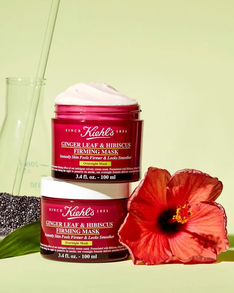 商品Kiehl's|Ginger Leaf & Hibiscus Firming Mask, 3.4 oz.,价格¥435,第5张图片详细描述