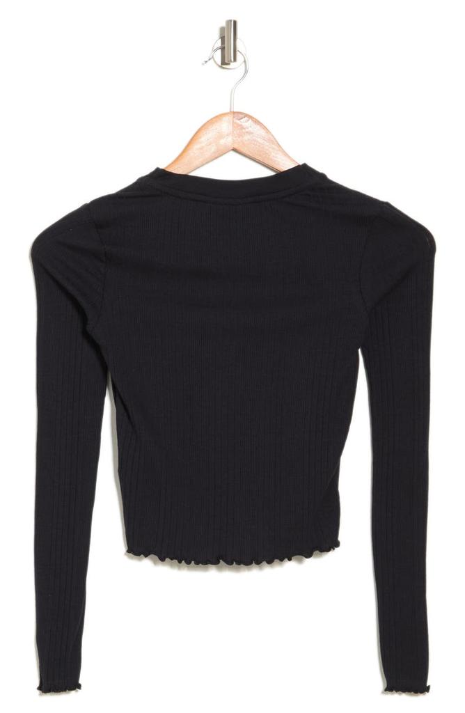 Ribbed Knit Cardigan Sweater商品第2张图片规格展示