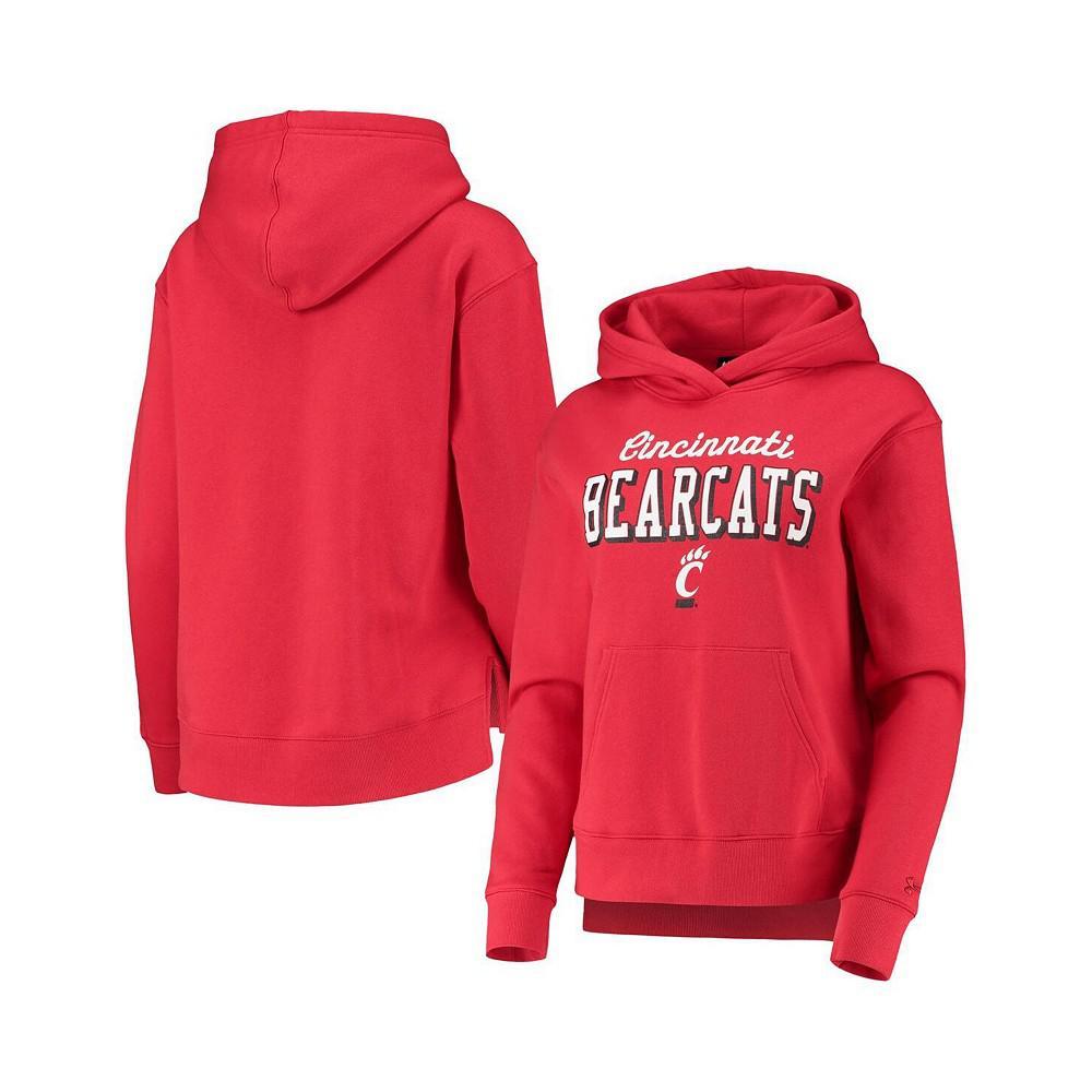 商品Under Armour|Women's Red Cincinnati Bearcats Cincy All Day Fleece Pullover Hoodie,价格¥476,第4张图片详细描述