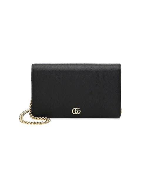 商品Gucci|GG Marmont Leather Mini Chain Bag,价格¥7122,第1张图片