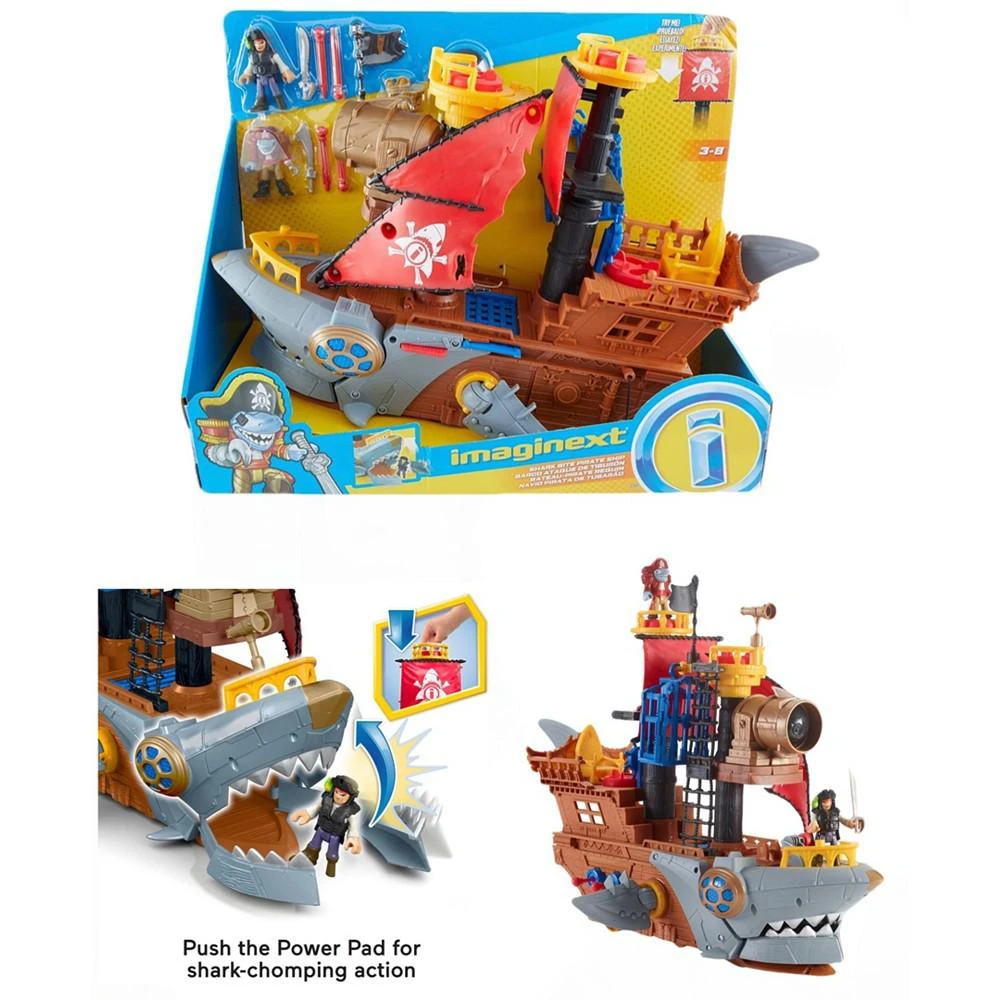 商品Fisher Price|Imaginext Pirate Ship 14 Pieces Playset,价格¥599,第1张图片