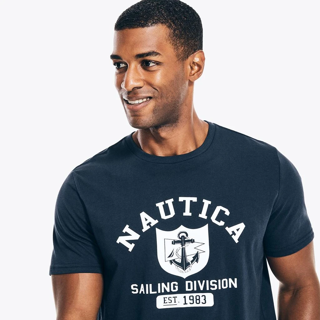 商品Nautica|Nautica Mens Sailing Division Graphic Sleep T-Shirt,价格¥76,第1张图片