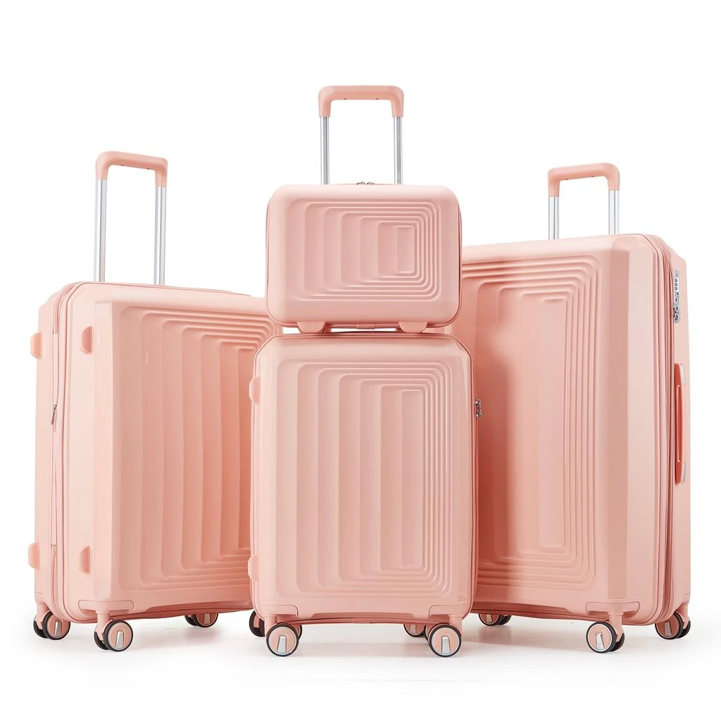 商品Streamdale Furniture|Streamdale Luggage 4 Piece Sets(14/20/24/28),价格¥1700,第1张图片