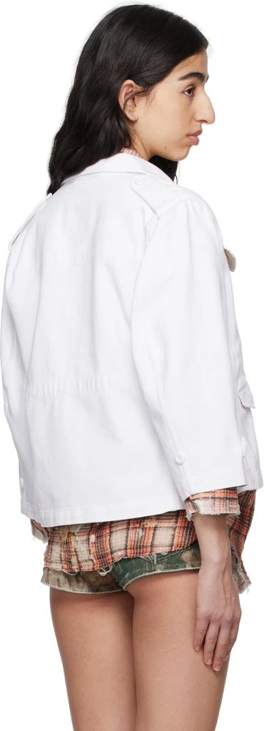 商品R13|White Boxy Army Denim Jacket,价格¥5521,第3张图片详细描述