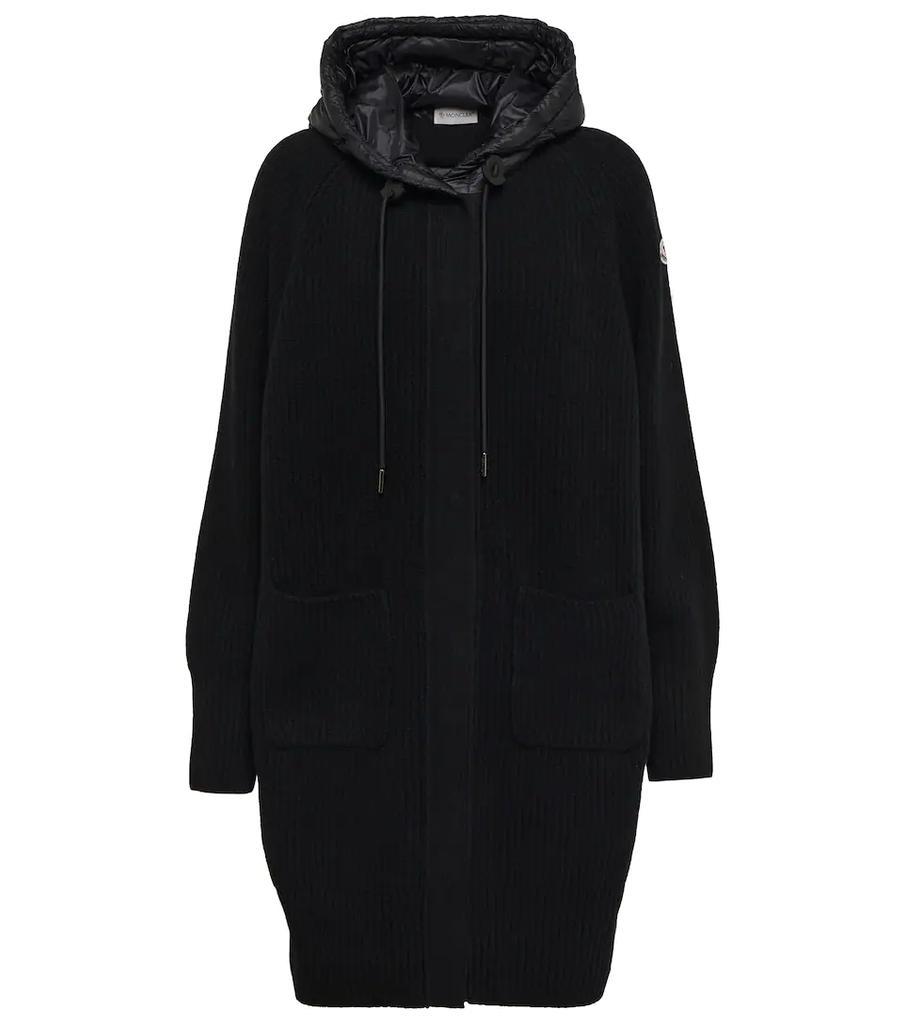 商品Moncler|连帽羊毛大衣,价格¥9732,第1张图片