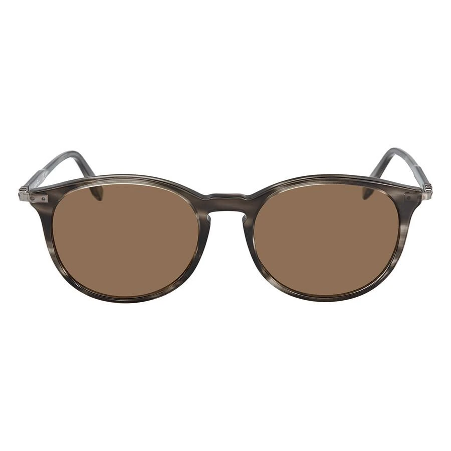 商品Salvatore Ferragamo|Salvatore Ferragamo Brown Round Ladies Sunglasses SF911S 003 53,价格¥590,第1张图片