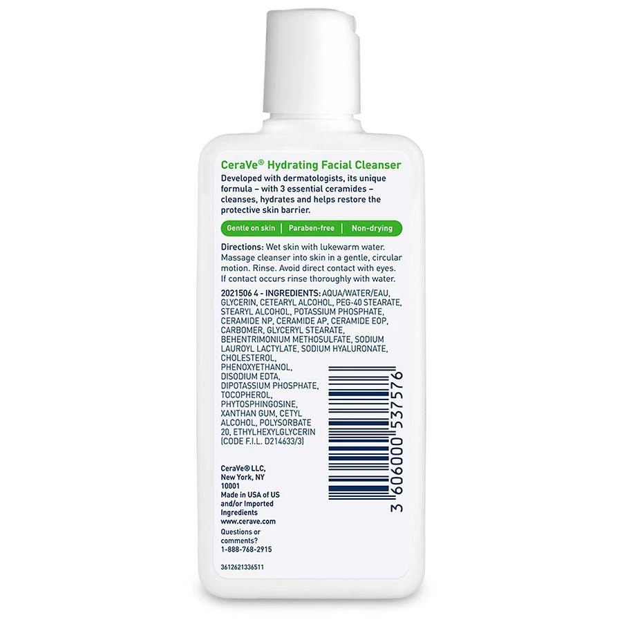 商品CeraVe|Travel Size Hydrating Face Cleanser for Sensitive & Dry Skin,价格¥52,第4张图片详细描述