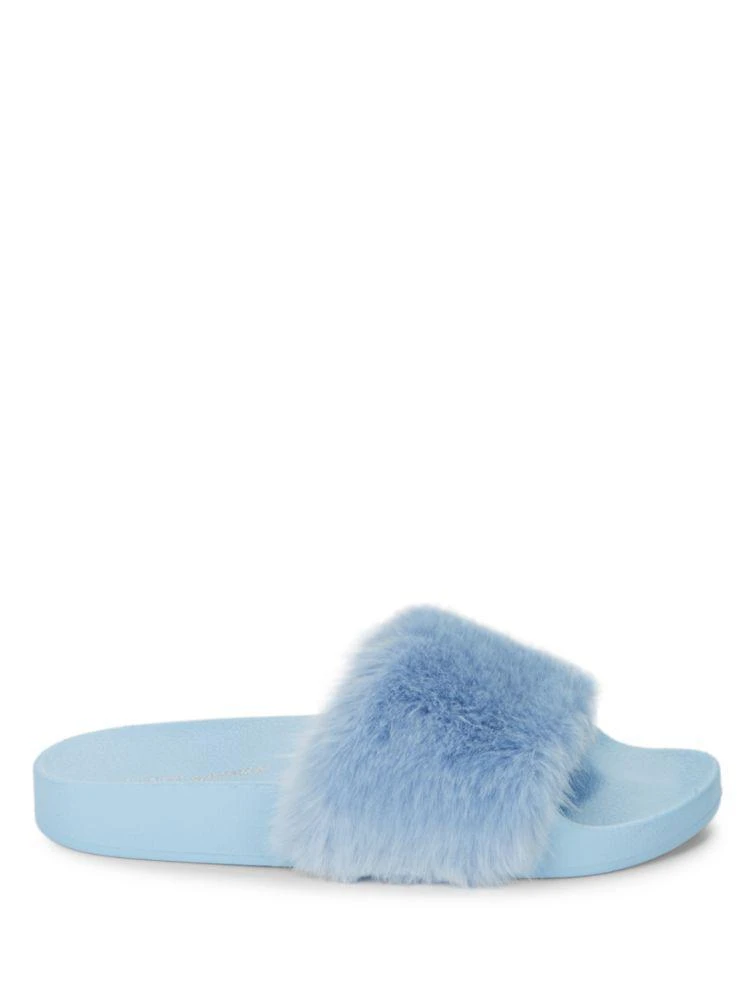 商品Steve Madden|Softey Faux Fur Slip-On Sandals,价格¥97,第5张图片详细描述