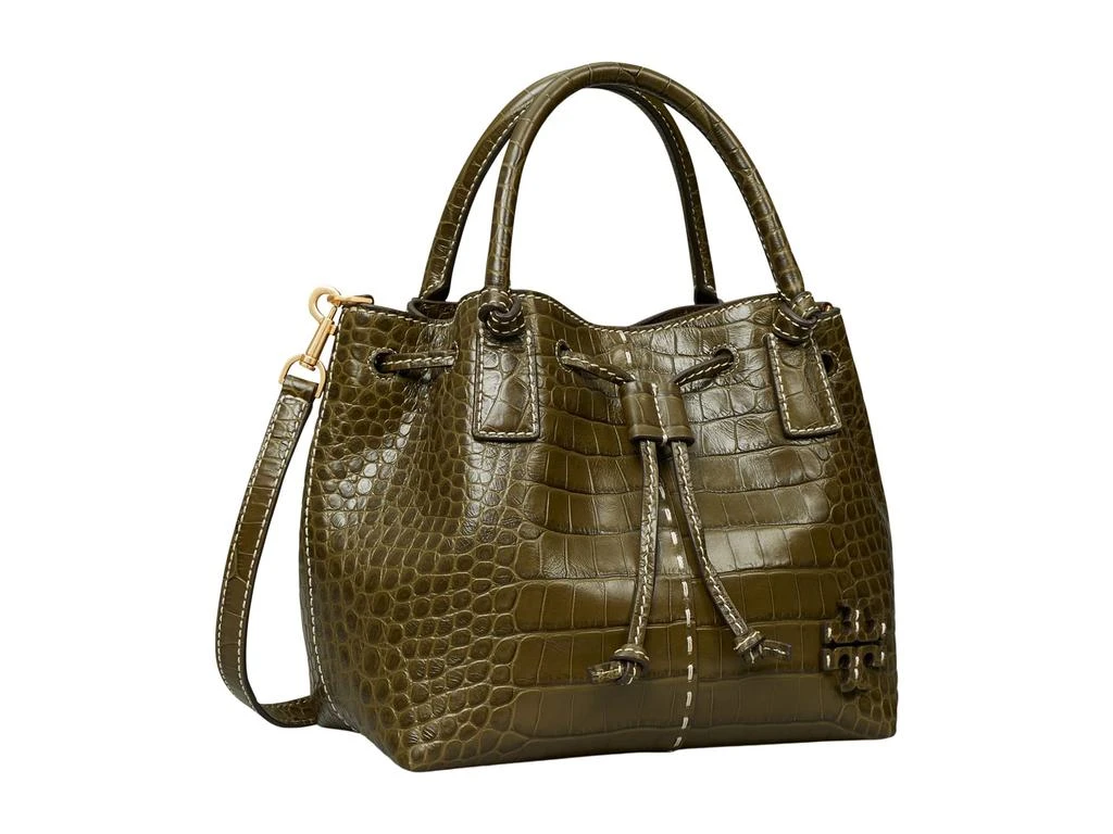 商品Tory Burch|Mcgraw Embossed Small Drawstring Satchel,价格¥2881,第2张图片详细描述