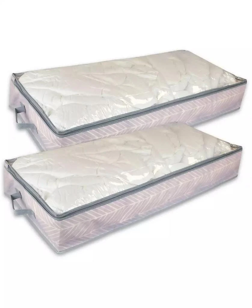 商品Design Imports|Chevron Soft Storage Set of 2,价格¥219,第1张图片