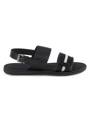 商品Bally|Striped Leather Sandals,价格¥1312,第1张图片