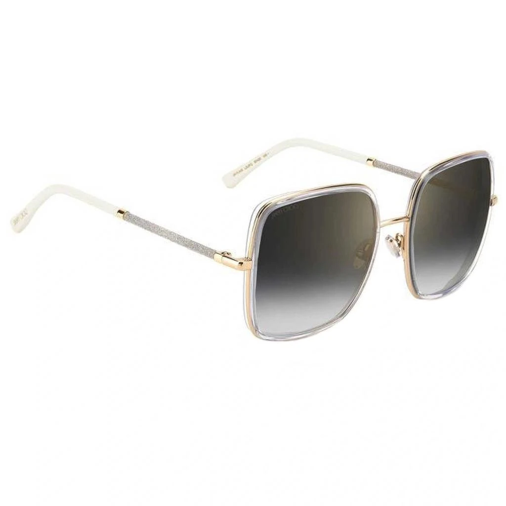 商品Jimmy Choo|Jimmy Choo Women's Sunglasses - Gold Crystal Square Plastic Frame | JAYLA/S 0LOJ,价格¥600,第4张图片详细描述