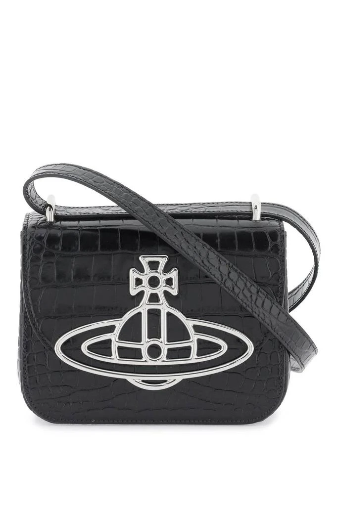 商品Vivienne Westwood|Vivienne Westwood Linda Orb Plaque Small Crossbody Bag,价格¥3842,第1张图片