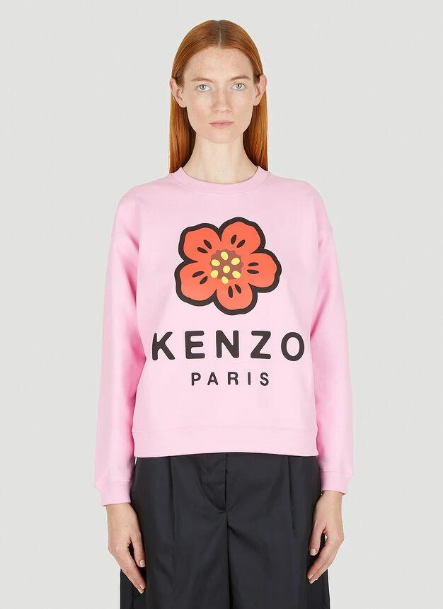 商品Kenzo|Boke Flower Print Sweatshirt in Pink,价格¥1830,第1张图片