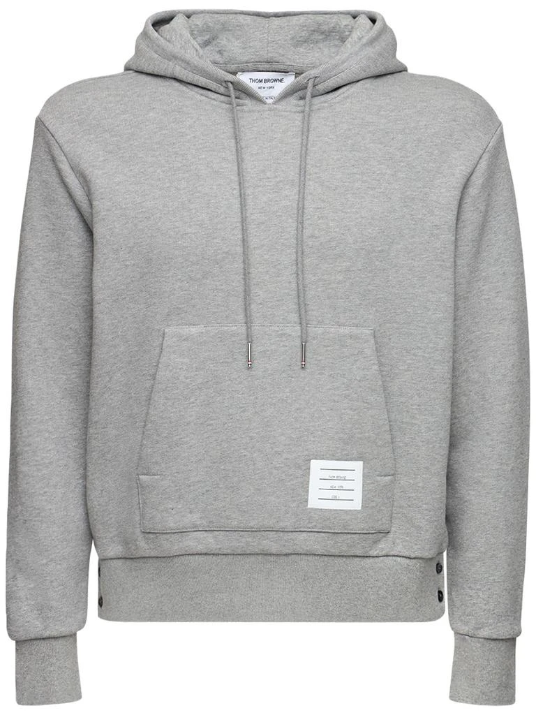 商品Thom Browne|Hooded Cotton Jersey Sweatshirt,价格¥4935,第2张图片详细描述