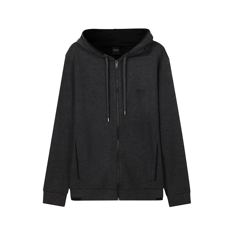 商品[国内直发] Hugo Boss|HUGO BOSS 深灰色男士外套 50460386-010,价格¥1598,第1张图片