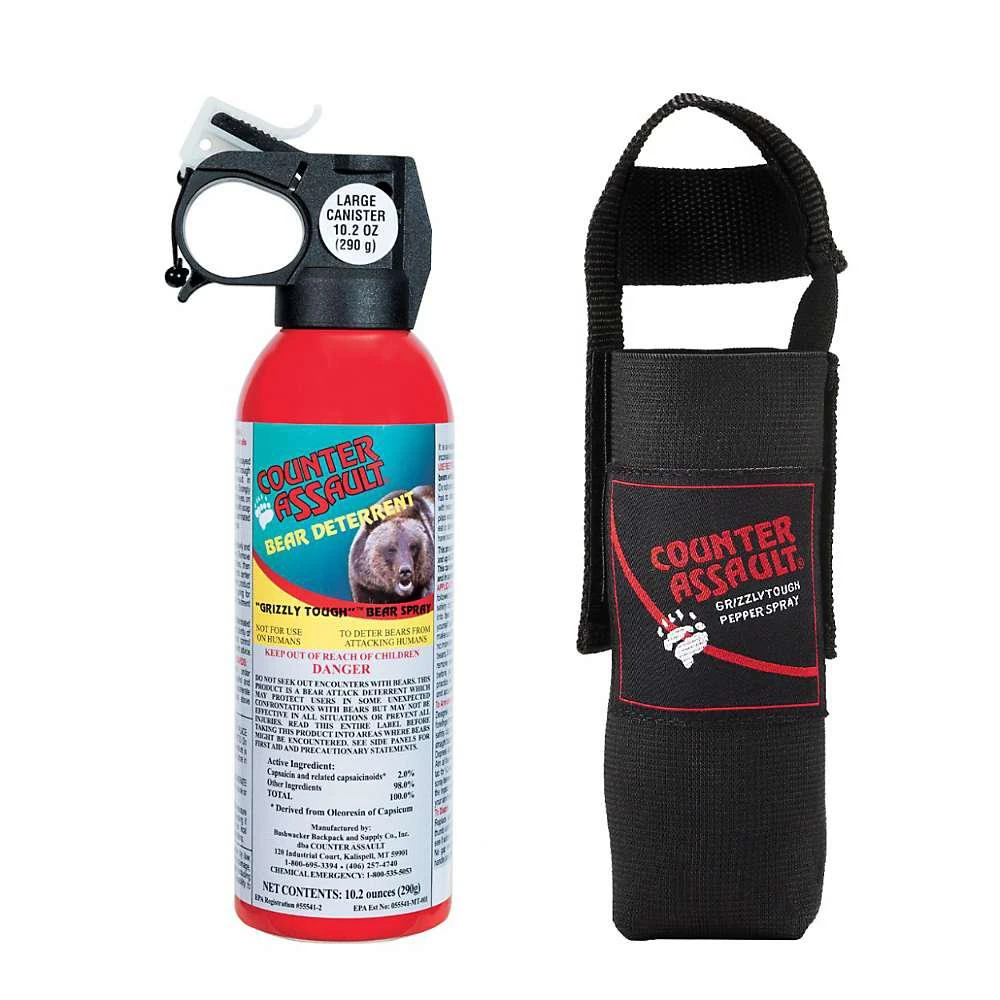 商品Adventure Medical Kits|Adventure Medical Kits Counter Assault Bear Spray 40 Ft w/ Holster,价格¥538,第1张图片